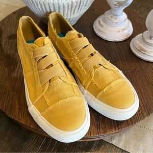 Blowfish Yellow Canvas Sneakers